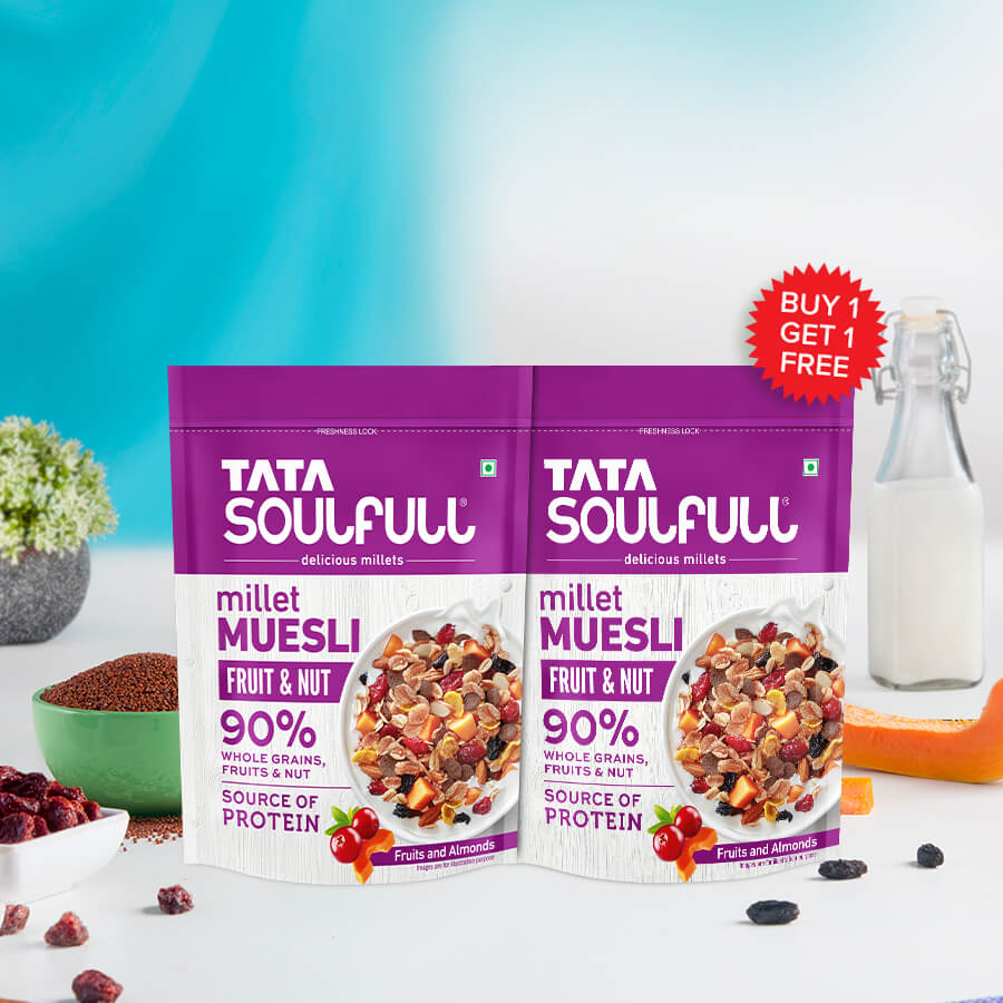 Millet Muesli - Fruit & Nut 500g (BUY 1 Get 1 FREE) | 1000g