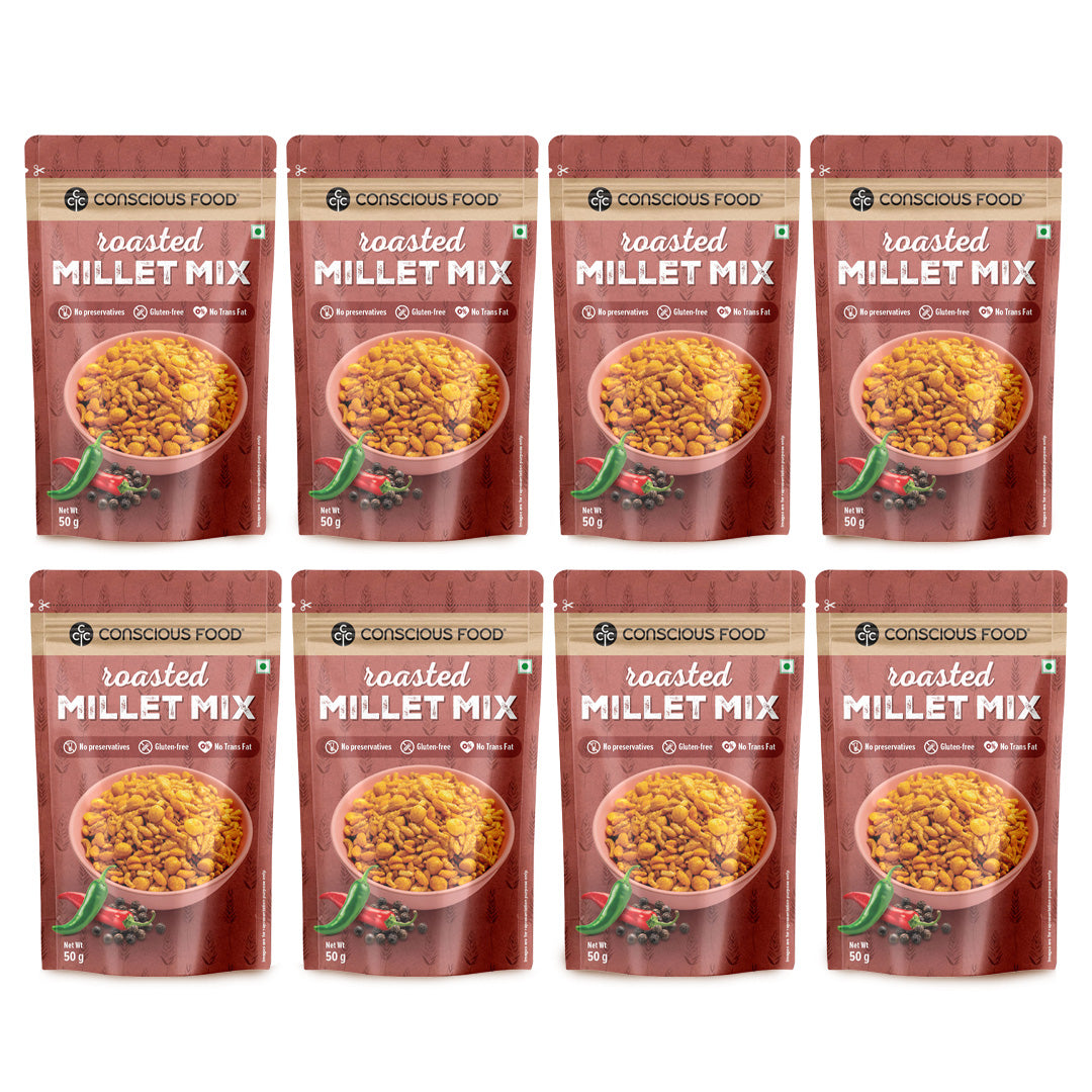 Roasted millet mix