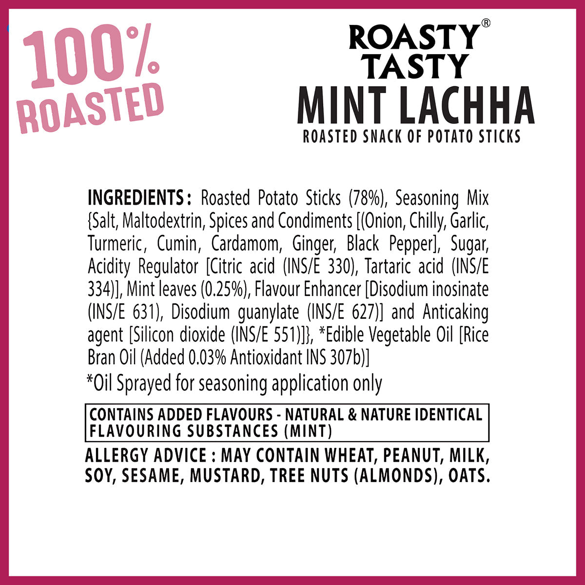 Mint Lachha | Roasted Potato Sticks