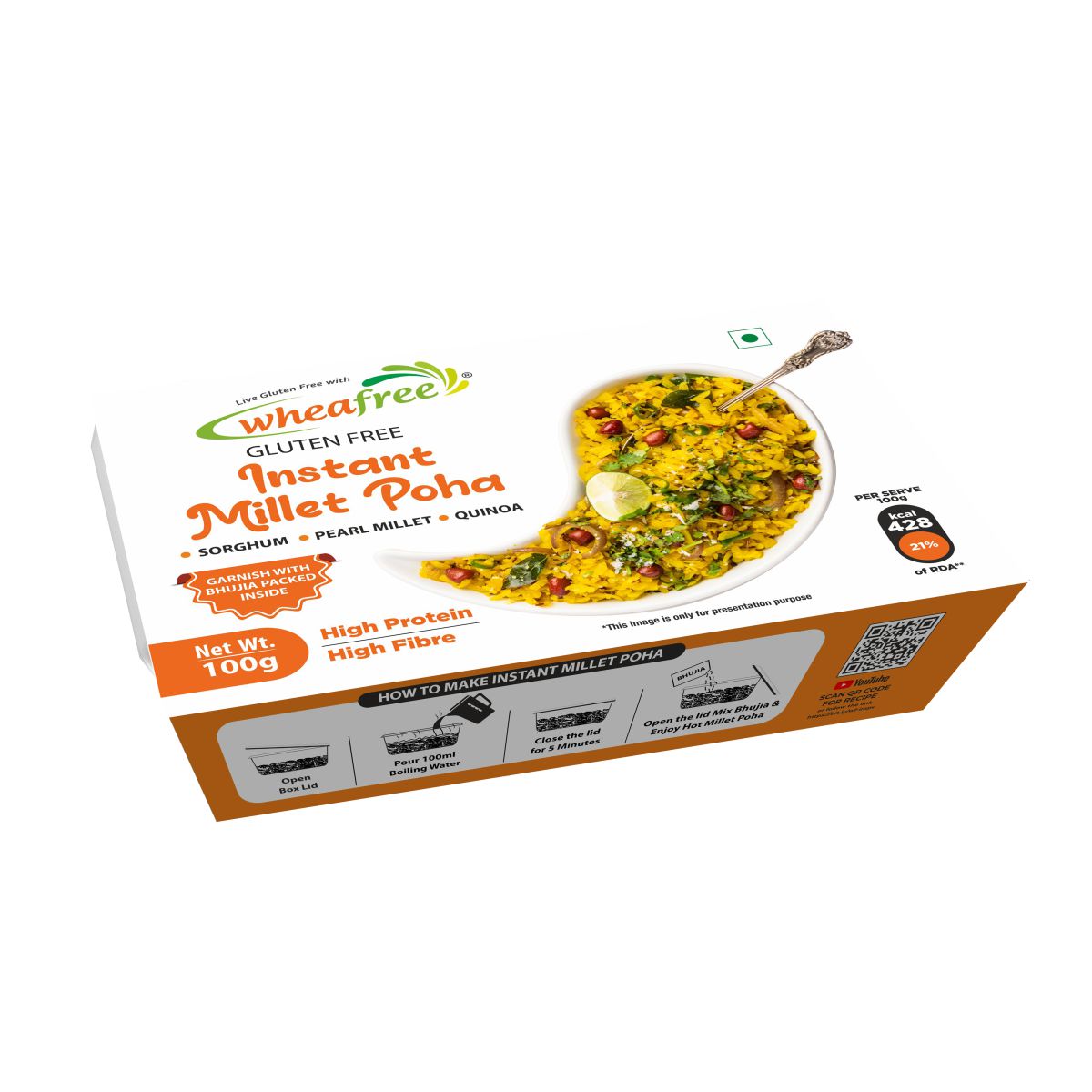 Gluten Free Instant Millet Poha- 125g