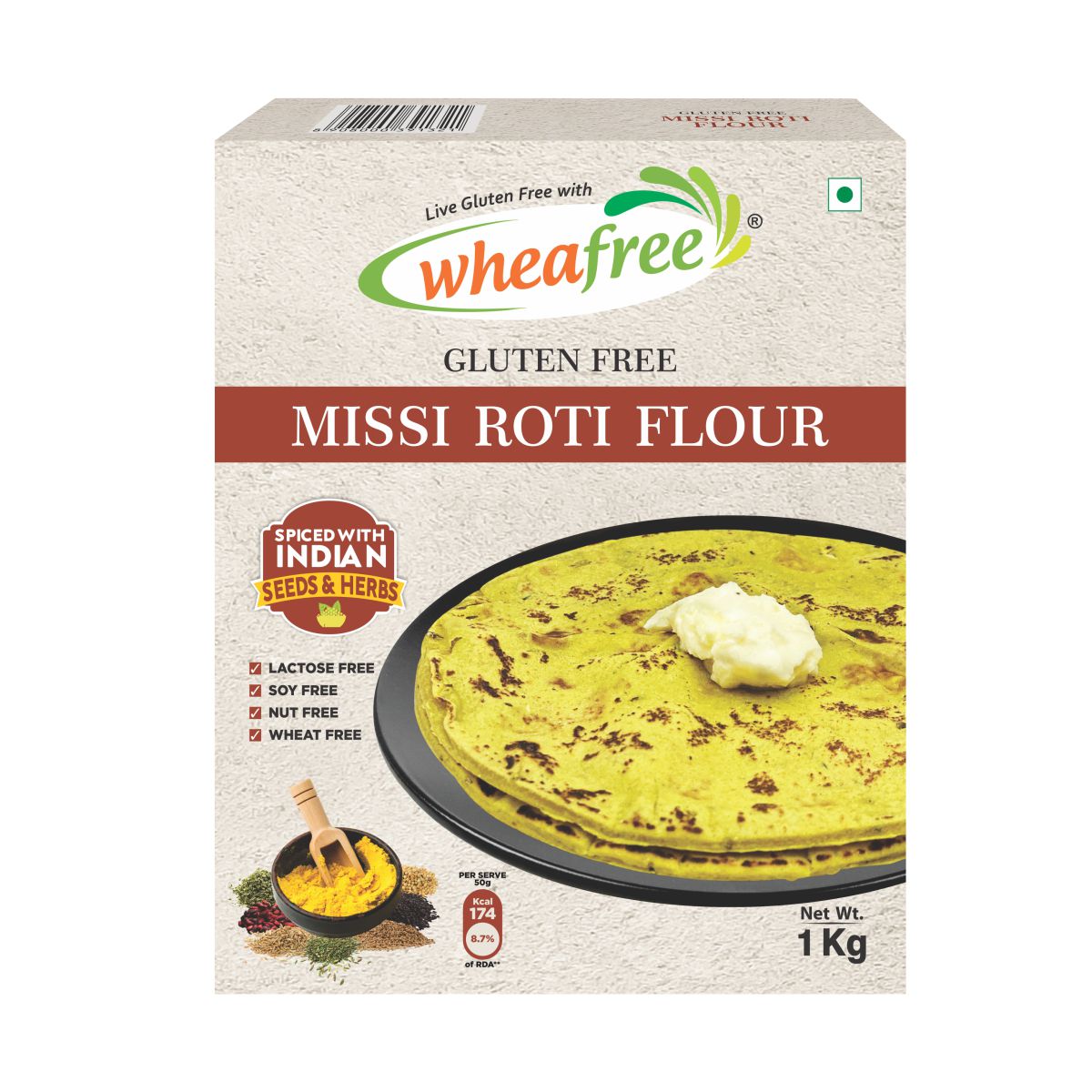 Gluten Free Missi Roti Flour (1Kg)