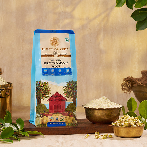 Organic Sprouted Moong Flour 500g