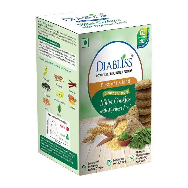 Millet Cookies with Moringa Leaf Snacks 120g