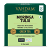 Vahdam Moringa Tulsi Green Tea - 15 Count