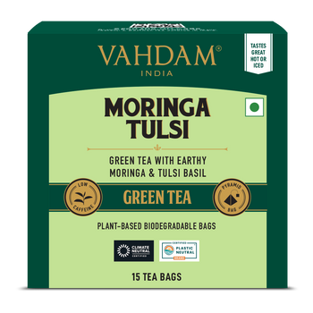 Moringa Tulsi Green Tea, 15 Count