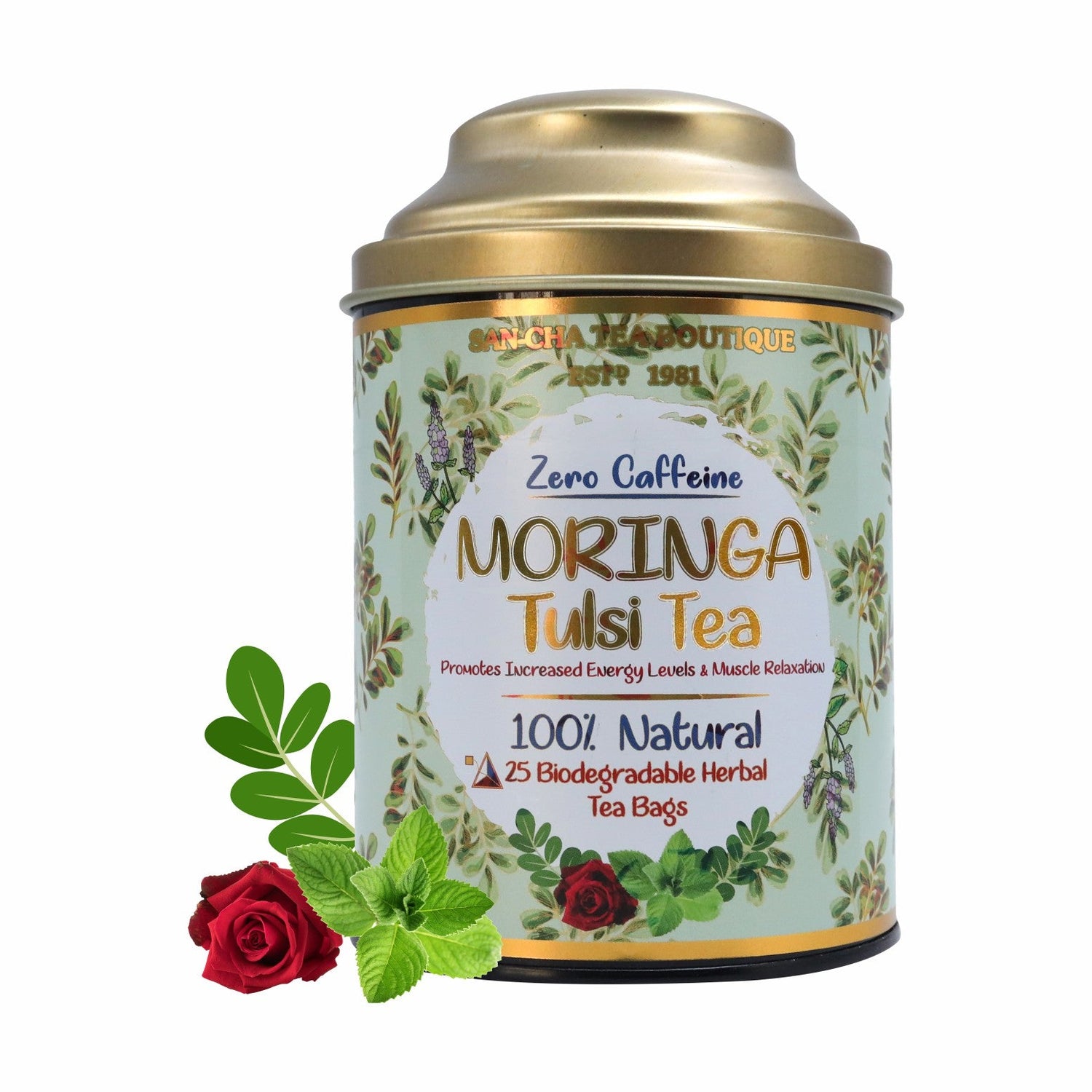 Moringa Tulsi Caffeine Free Herbal Tea