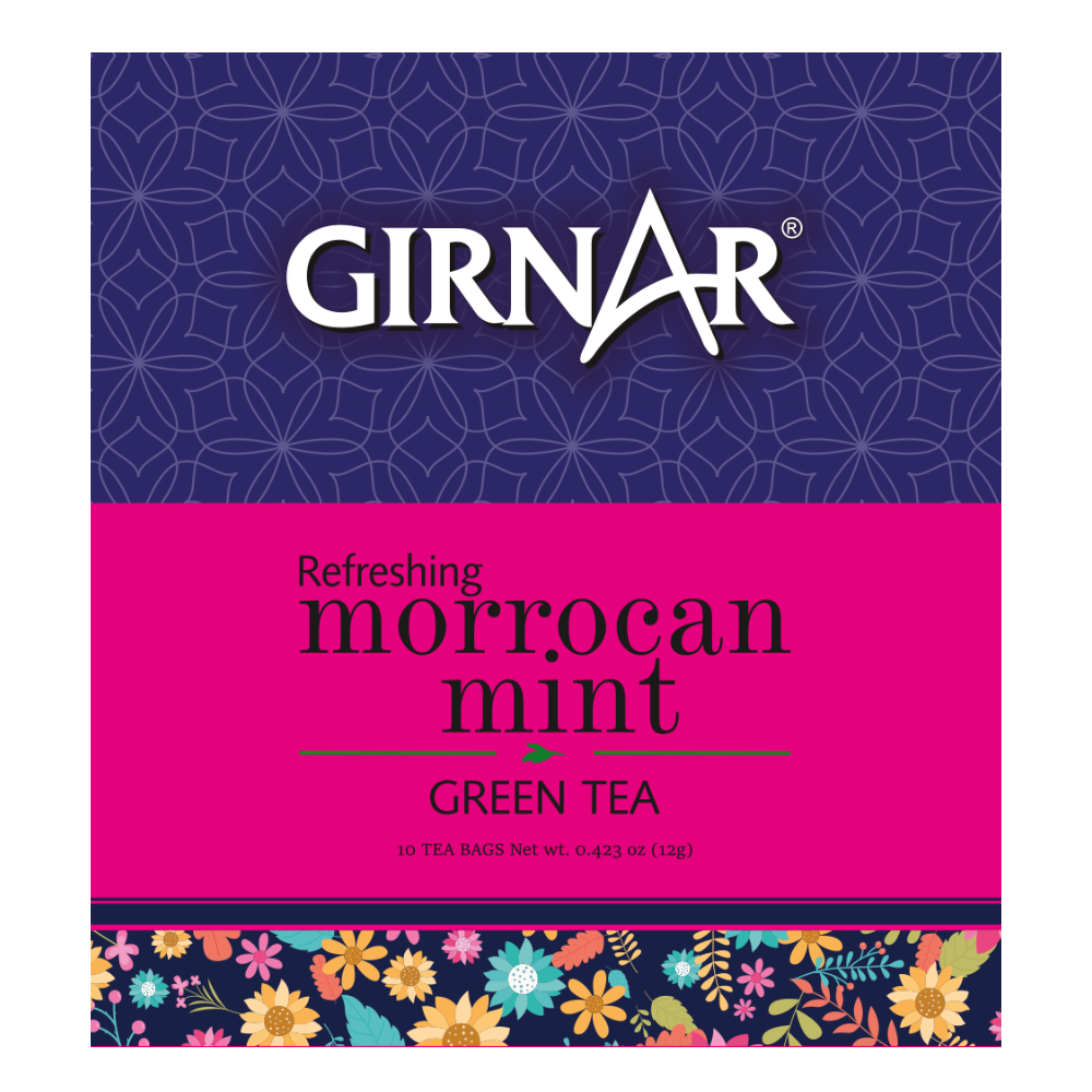 Girnar Green Tea Bags - Morrocan Mint