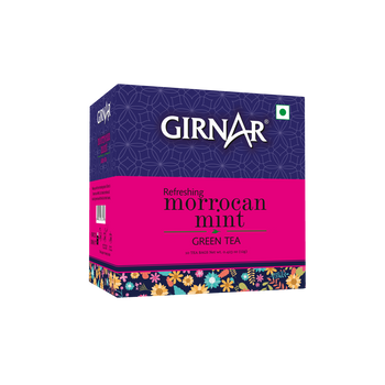 Girnar Green Tea Bags - Morrocan Mint