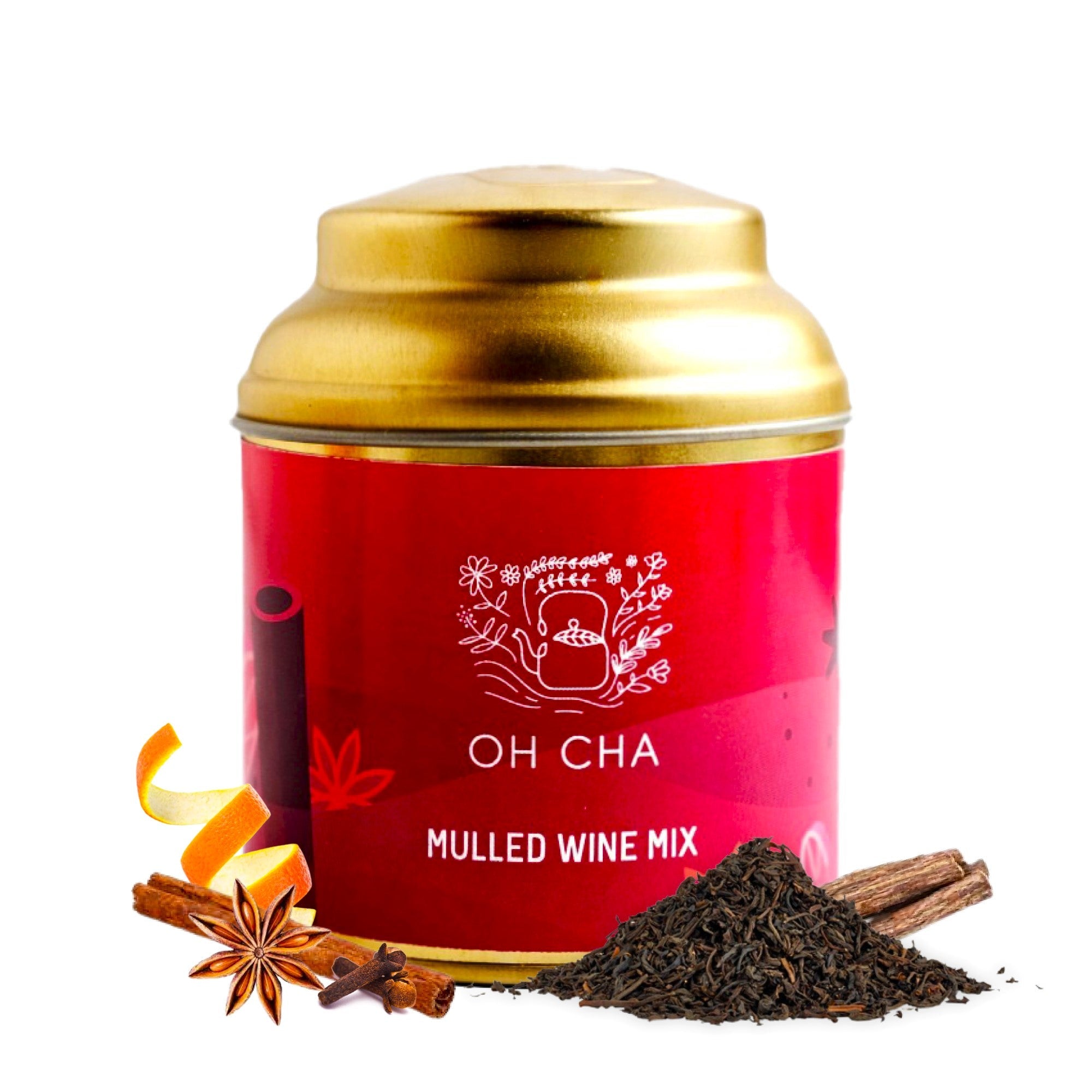 Oh Cha Mulled Wine Tea - 35 gms β Veeha Foods