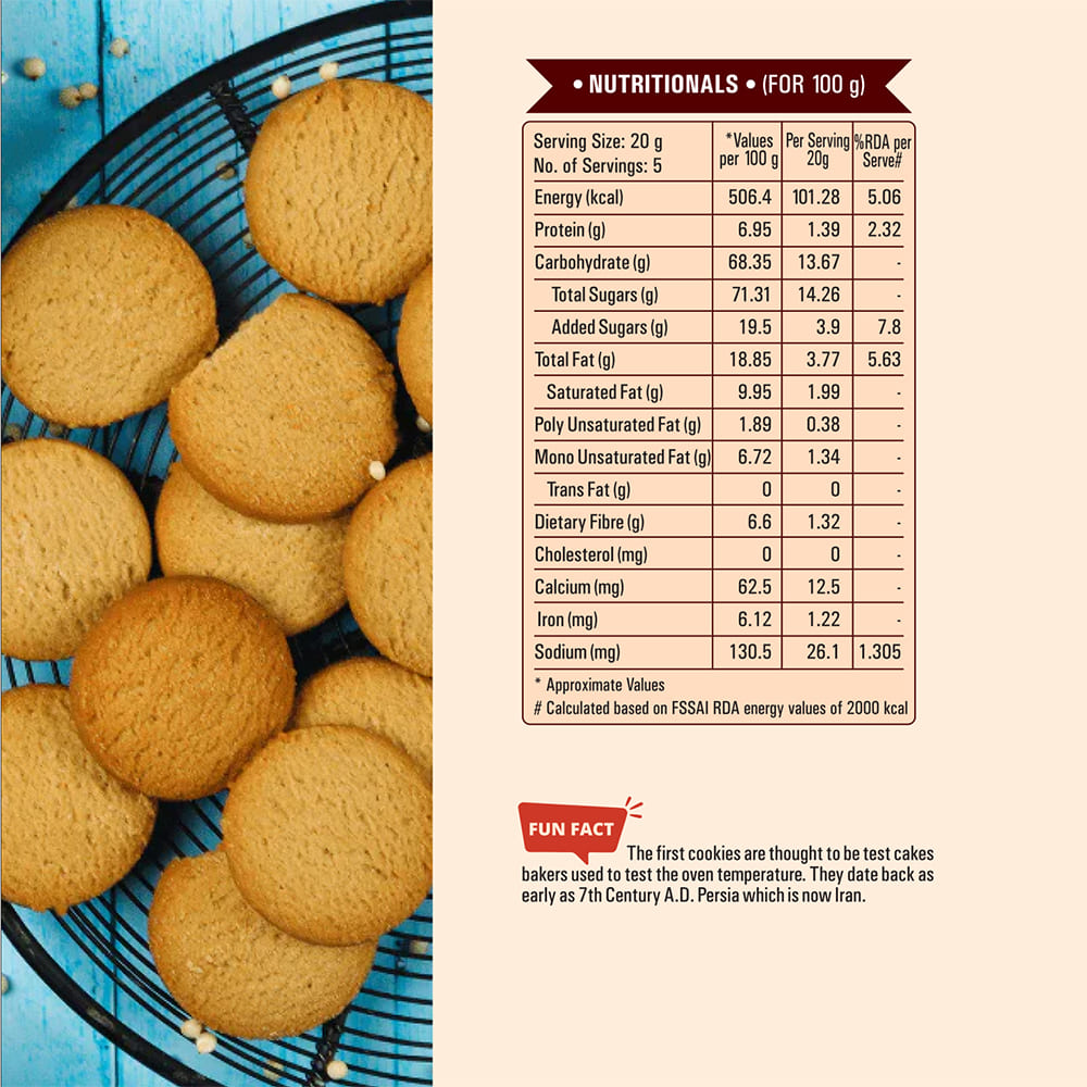 Multi Millet Cookies - 100g