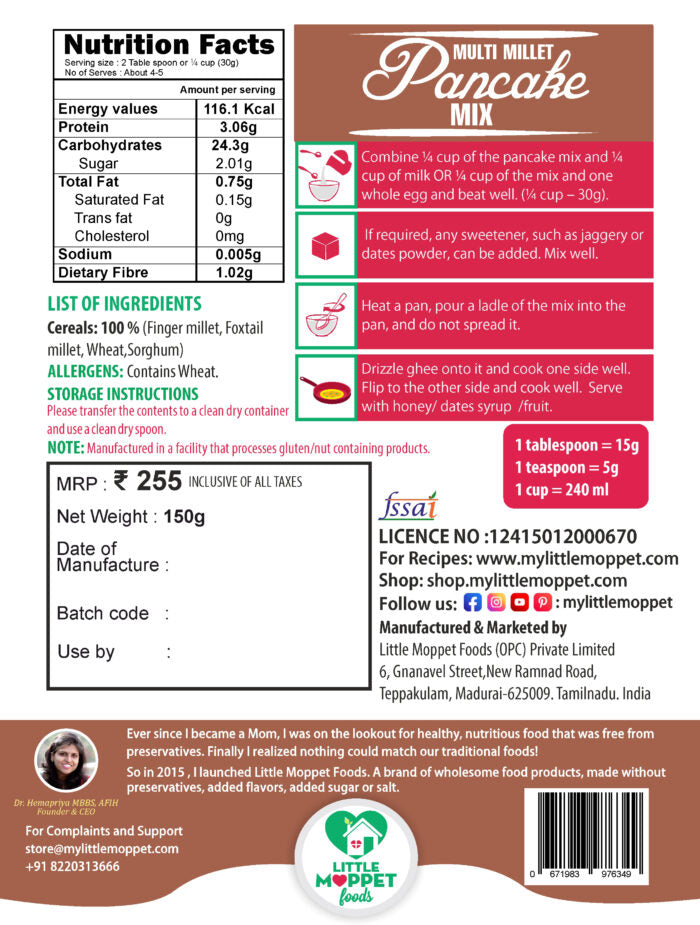 MULTIMILLET PANCAKE MIX