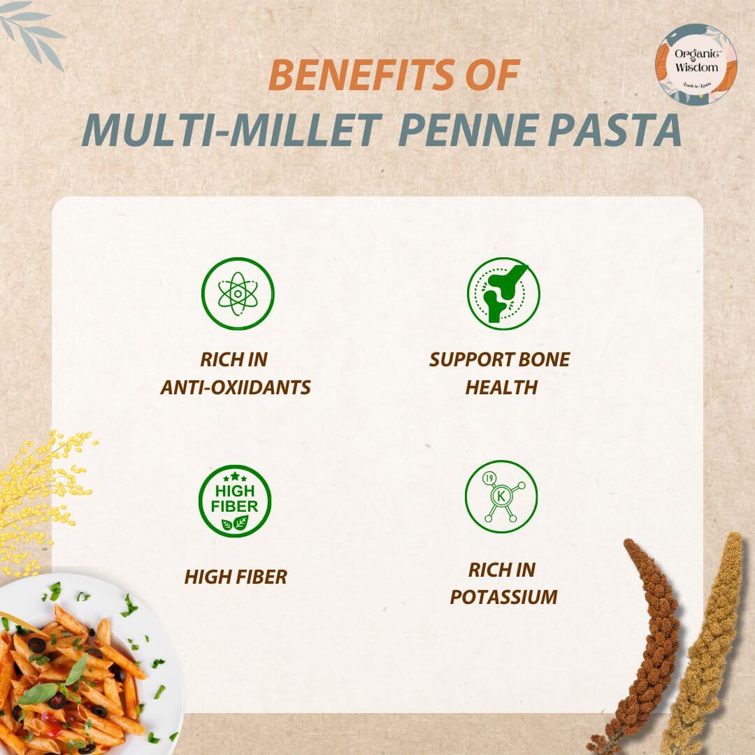 Multi Millet Penne Pasta