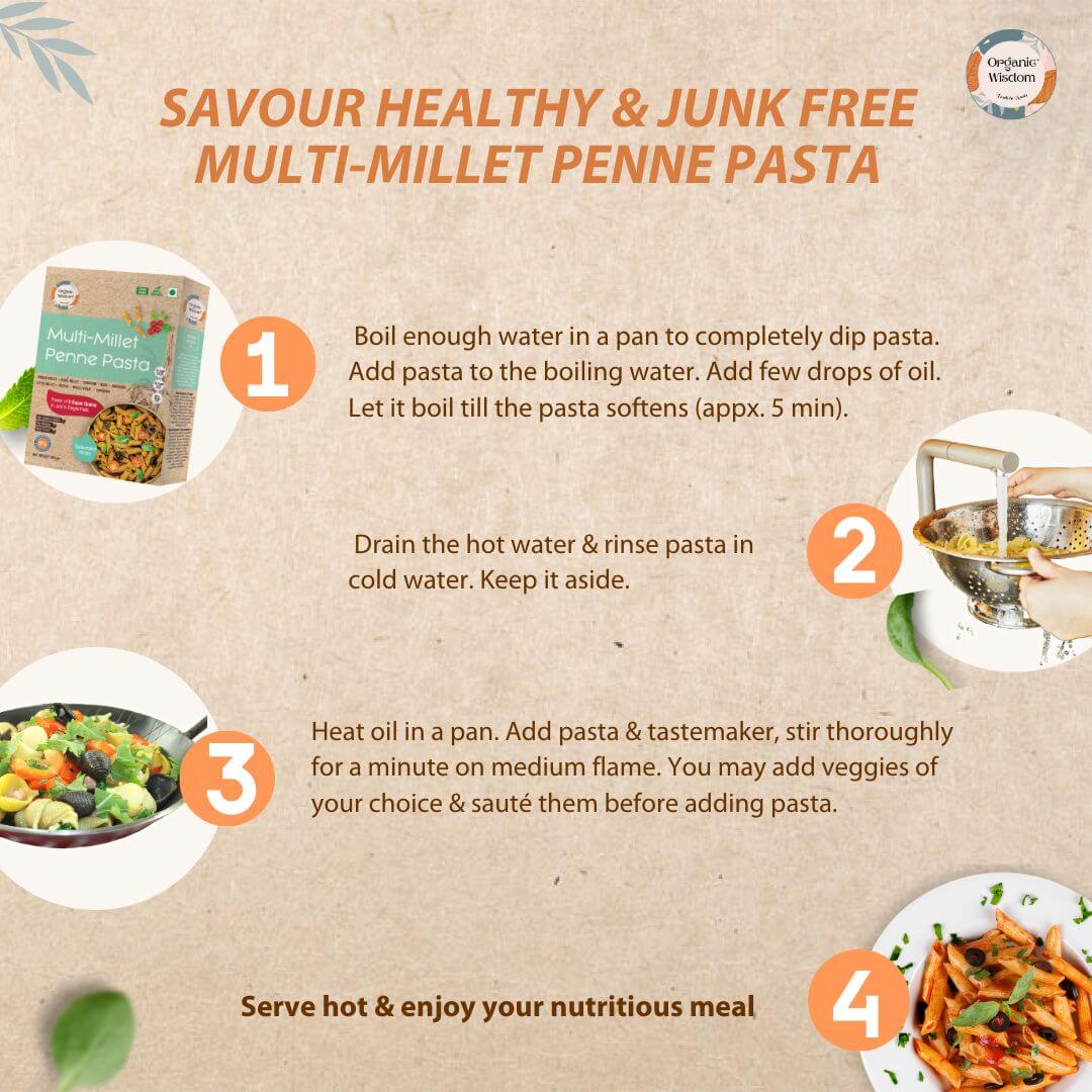 Multi Millet Penne Pasta