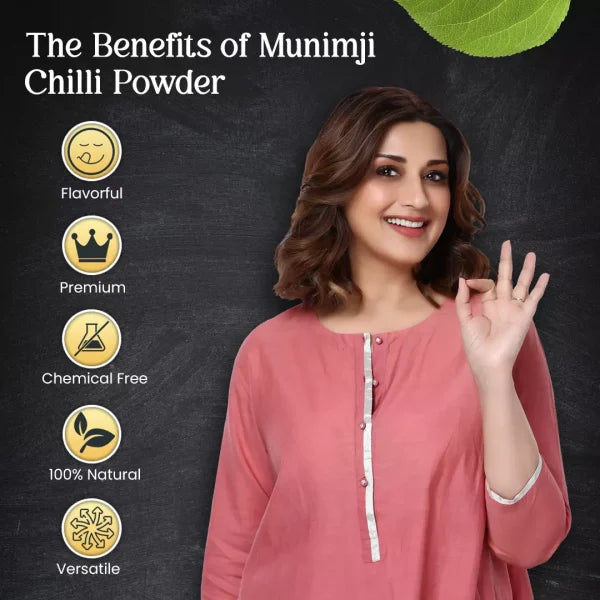 Munimji Red Chilli Powder Pouch 200gm