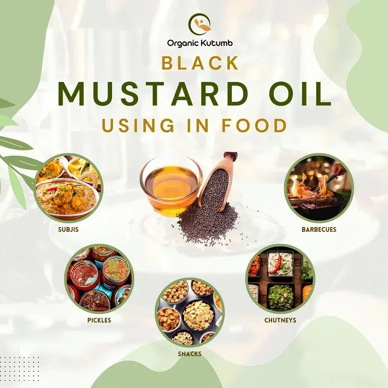 Wood Pressed Mustard Oil 100% Pure & Organic Cold Pressed