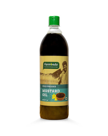 Cold Pressed Mustard Oil - Healthy, Flavorful & Aromatic, 1Ltr