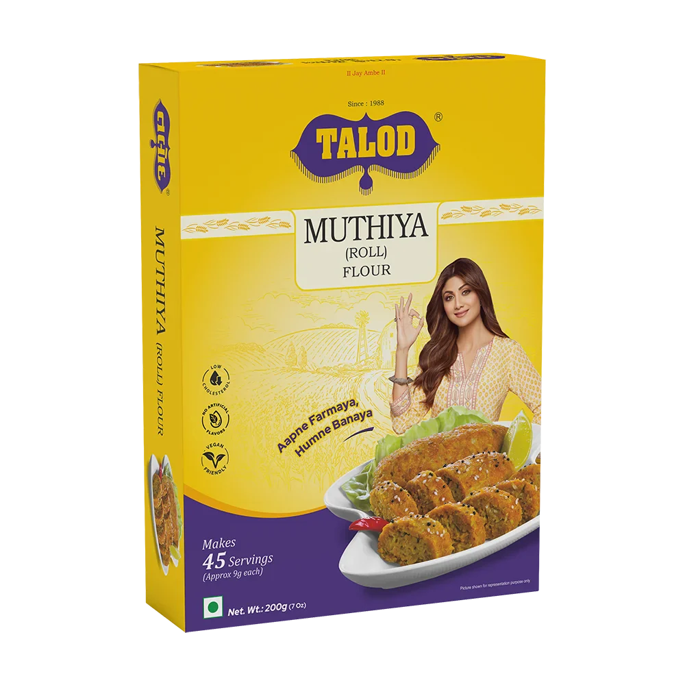 Muthiya Instant Mix Flour – Healthy & Tasty, Makes 45 Servings, 200g