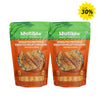 Natible Sprouted Protein and Sprouted Millet Chilla Mix - Peri Peri Flavor - 200 gms(Pack of 2)