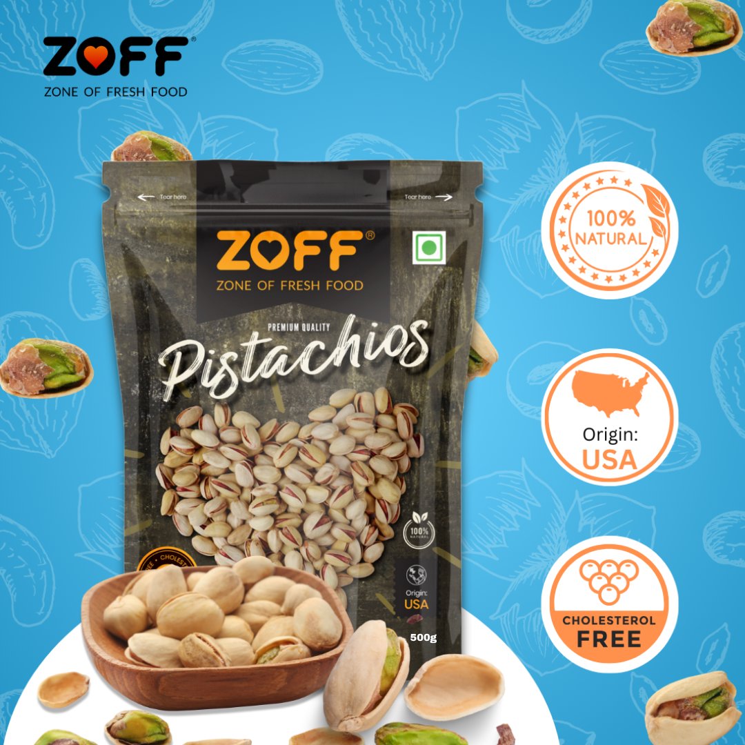 Zoff Roasted & Salted Pista | Net weight - 250g