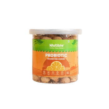 Natible Probiotic Orange Mini Cookies