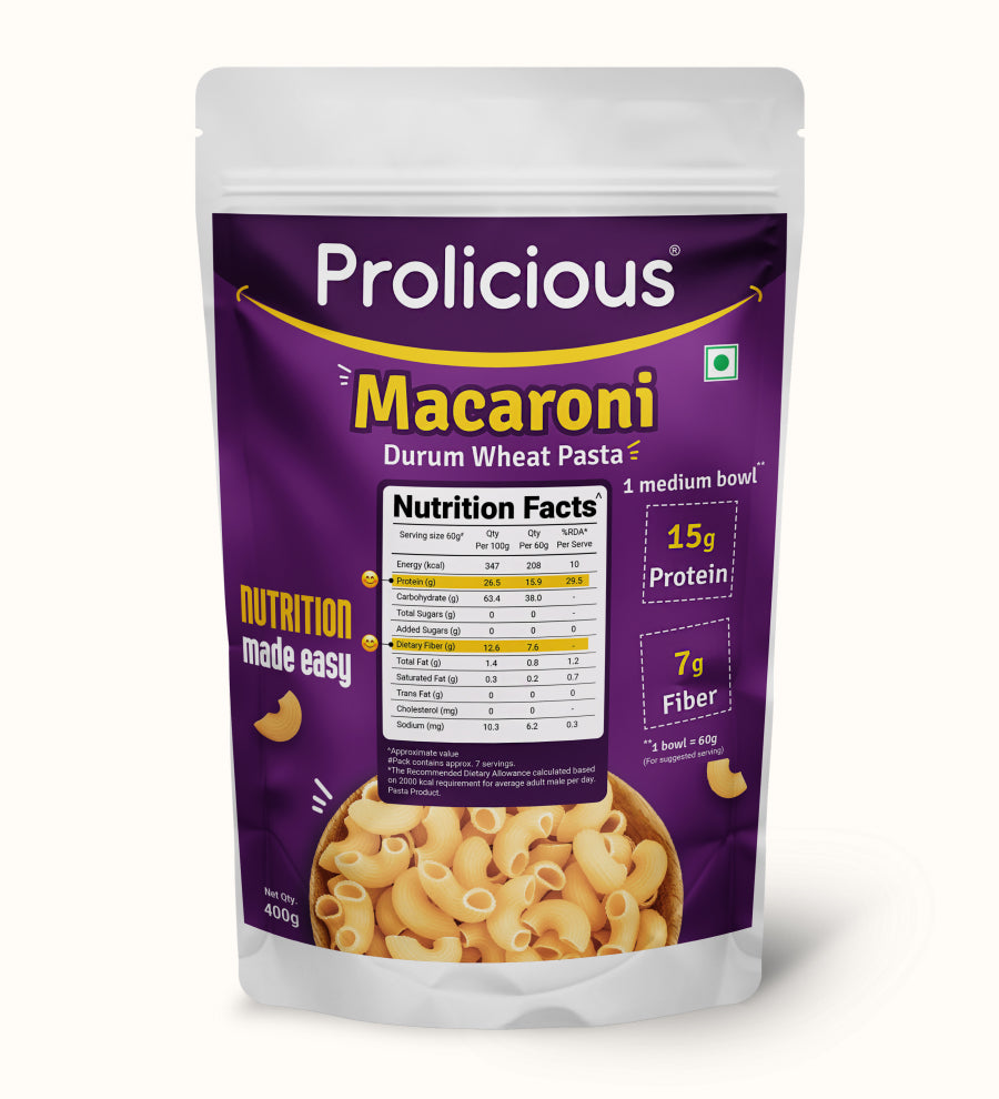 High Protein Macaroni Pasta | 400g