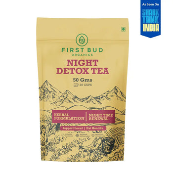 First Bud Organics  Night Detox Tea 50 gms