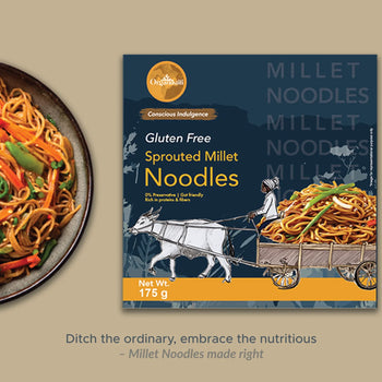 Sprouted Millet Noodles - Pack of 1 (Gluten-Free)