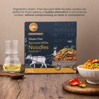 Sprouted Millet Noodles - Pack of 1 (Gluten-Free)