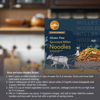 Sprouted Millet Noodles - Pack of 1 (Gluten-Free)