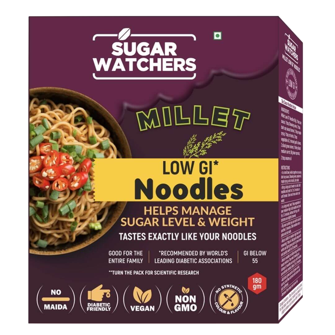 Low GI Noodles, No Maida, Non-Fried, Diabetic Friendly