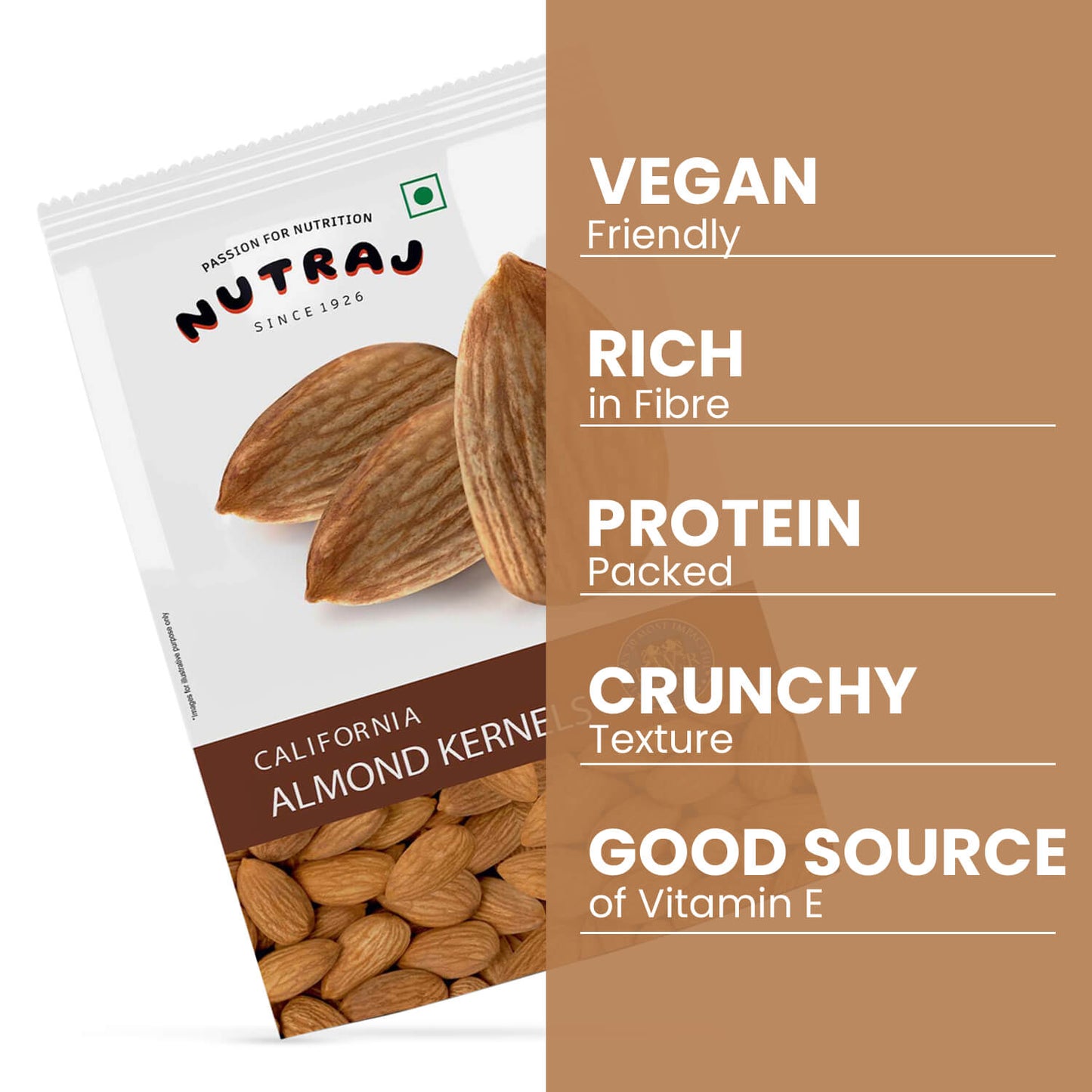 Nutraj Premium California Almonds Badam 1kg