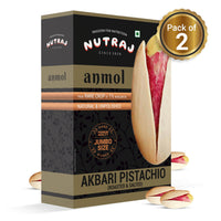 Nutraj Anmol Roasted & Salted Jumbo Size Pistachio 500gm