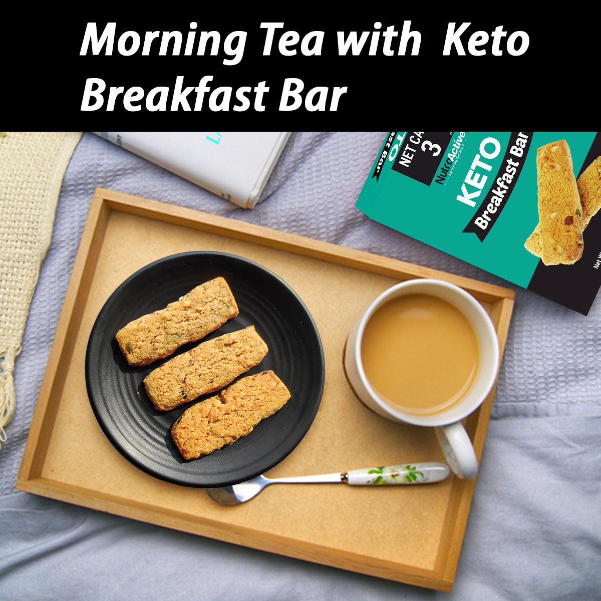 NutroActive Keto Breakfast Bar- 100g