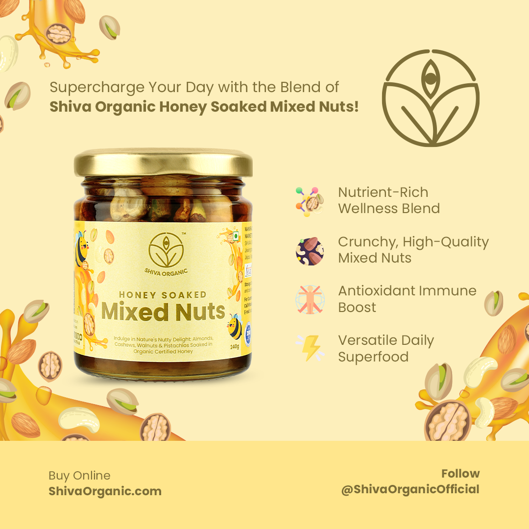 Honey Soaked Mixed Nuts