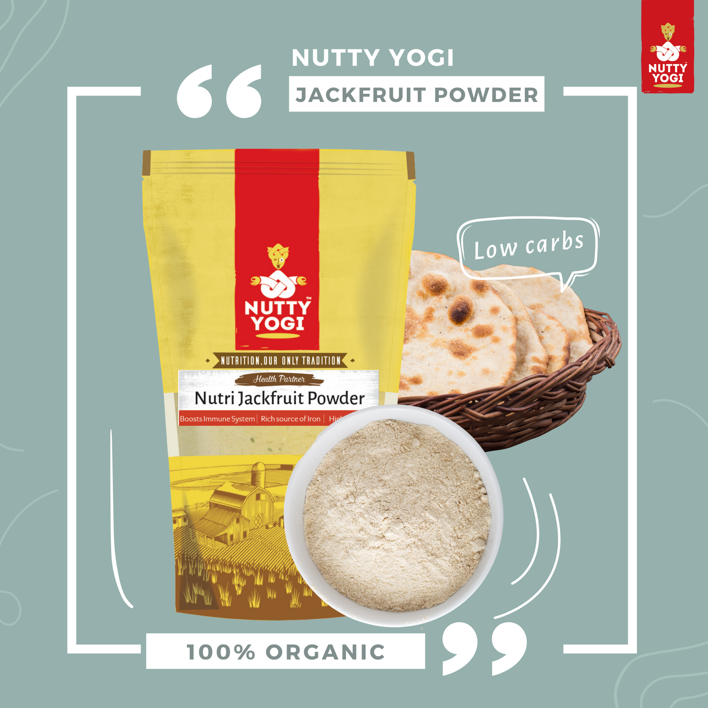 Nutty Yogi Nutri Jackfruit Powder