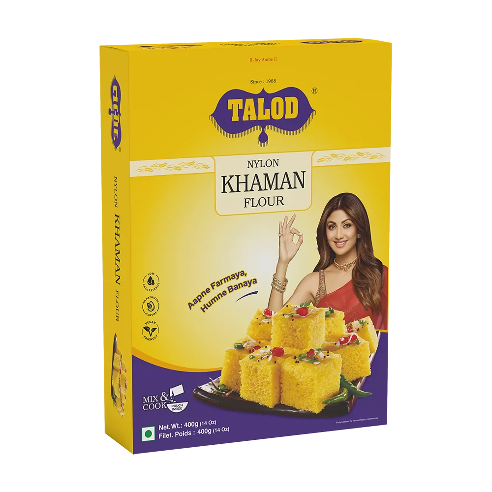 Talod Nylon Khaman Instant Mix Flour - 400 gms - Veeha Foods