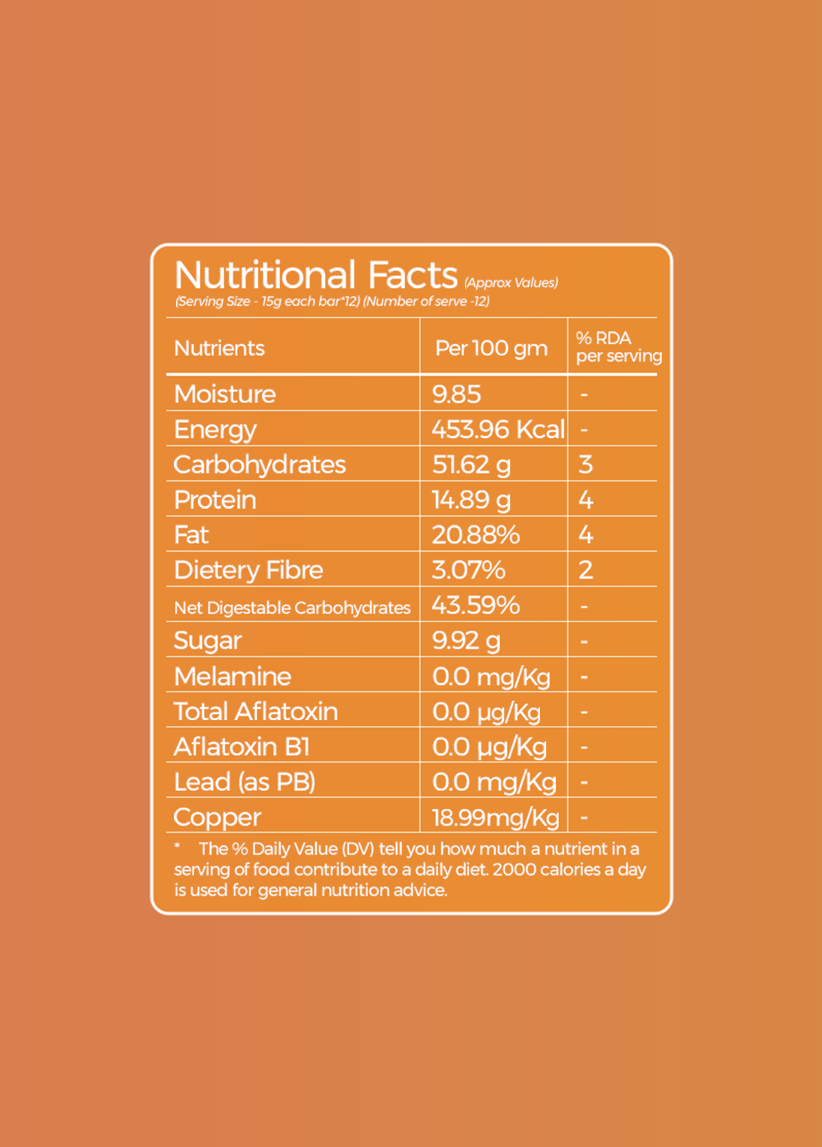 Choco Orange Energy Bites (45g)