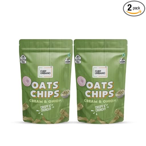 Chef Urbano Oats Chips Cream & Onion 85g