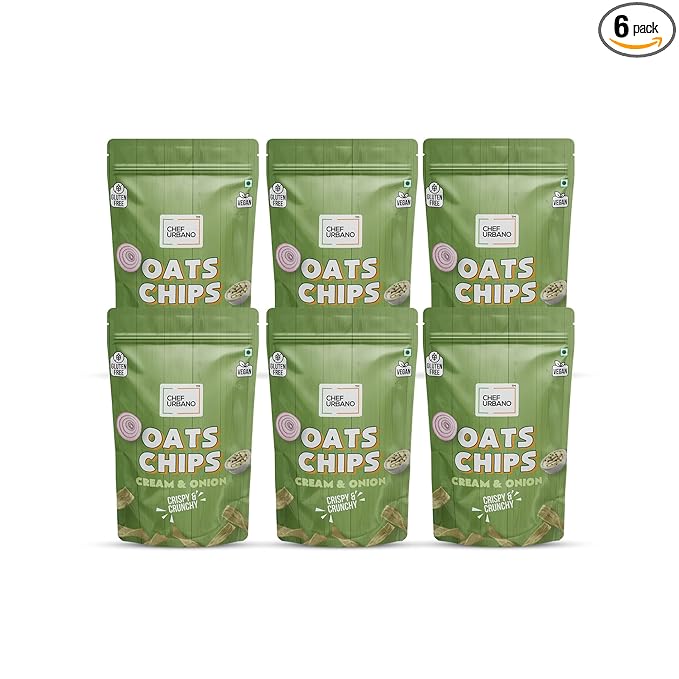 Chef Urbano Oats Chips Cream & Onion 85g