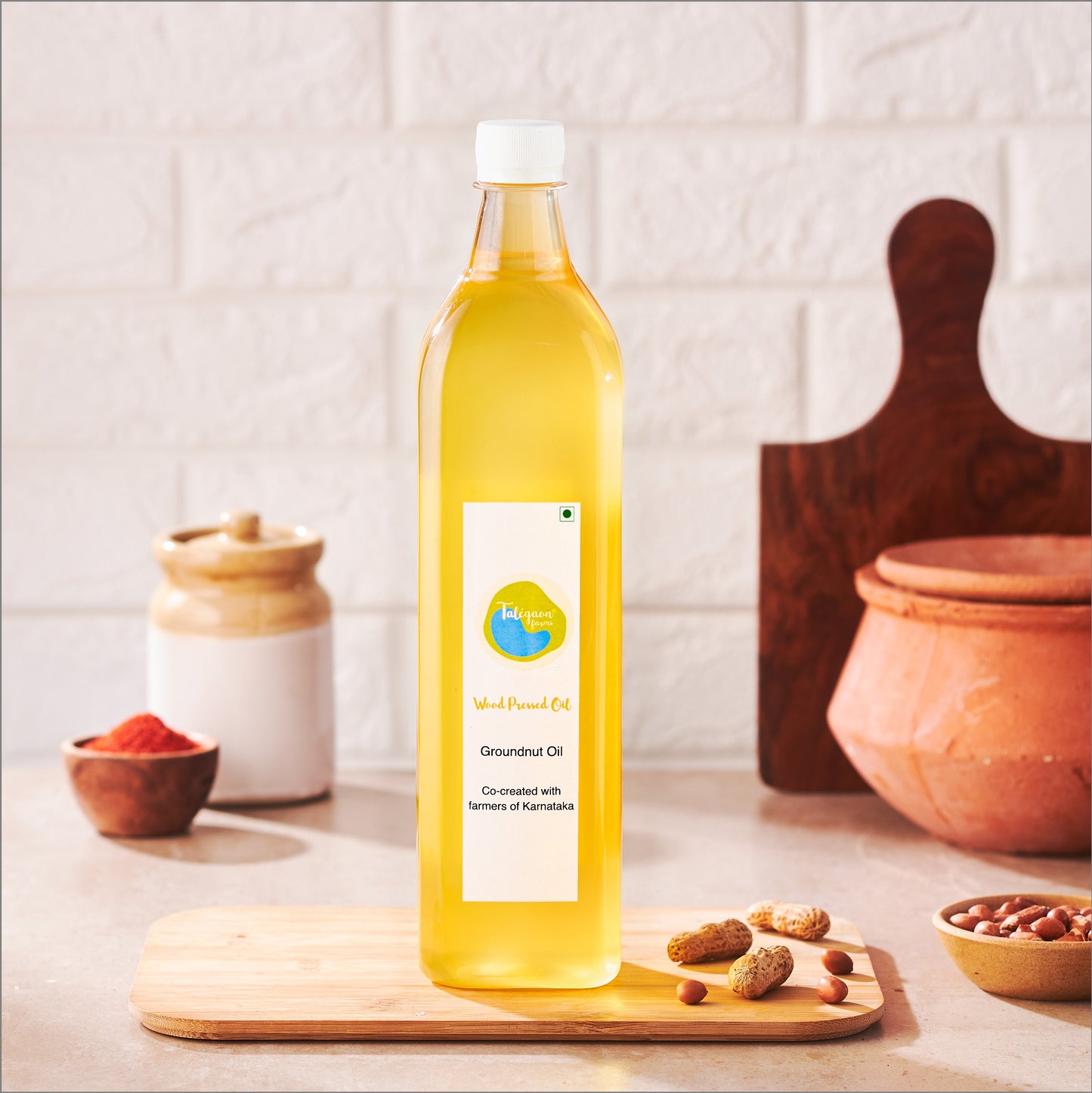 Wood Pressed Groundnut Oil