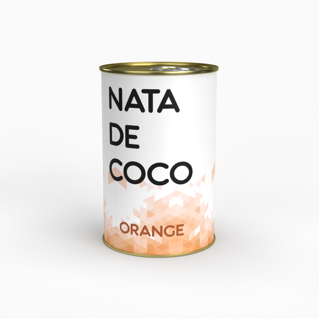 Orange Nata De Coco - 400 gms