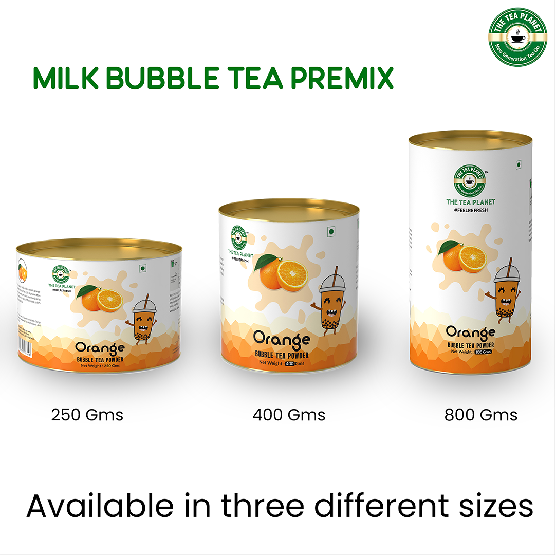 Orange Bubble Tea Premix