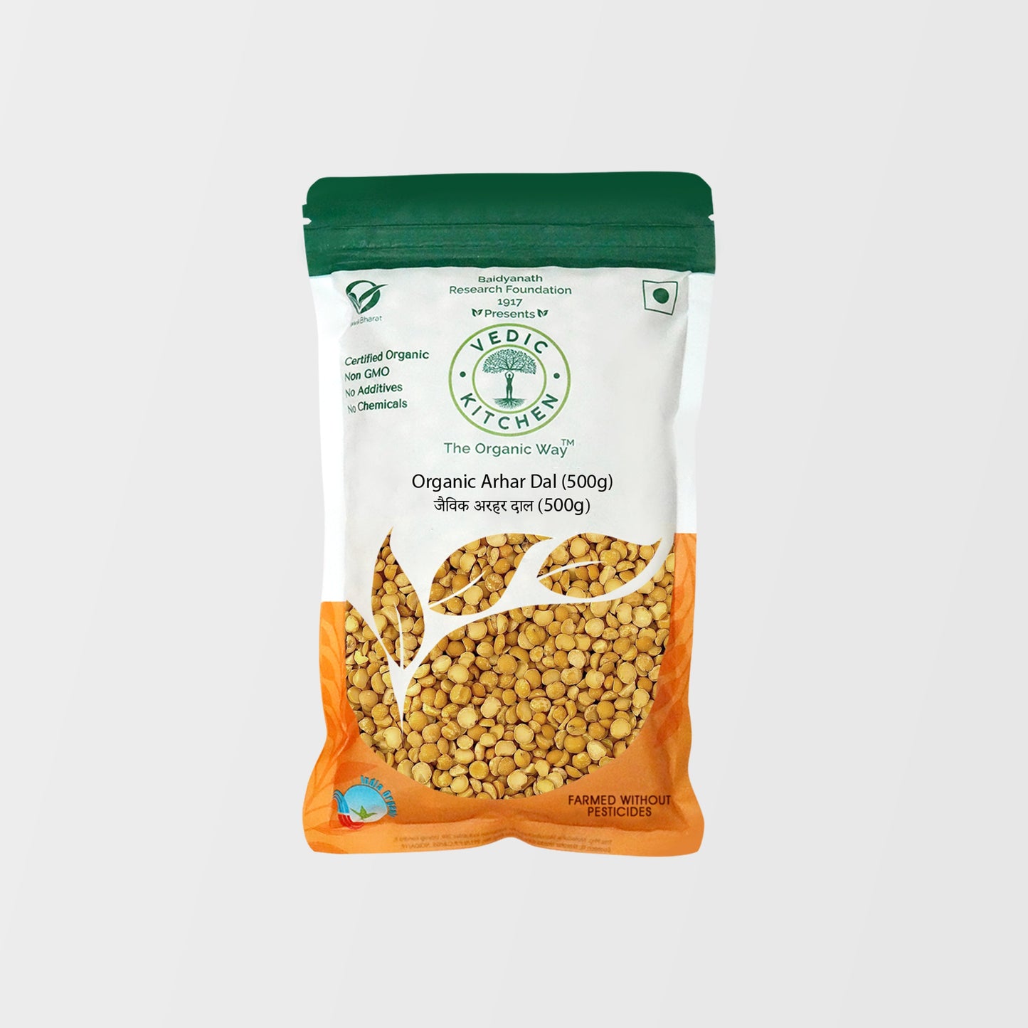 Organic Arhar Dal 500 g