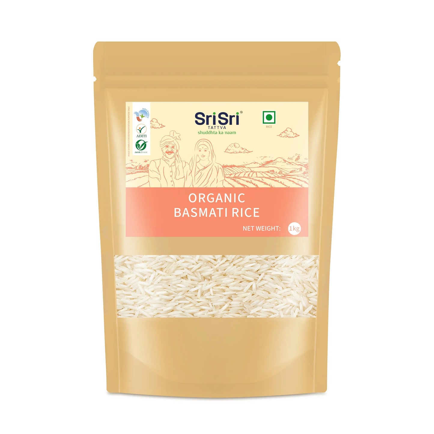 Organic Basmati Rice Polished, 1kg