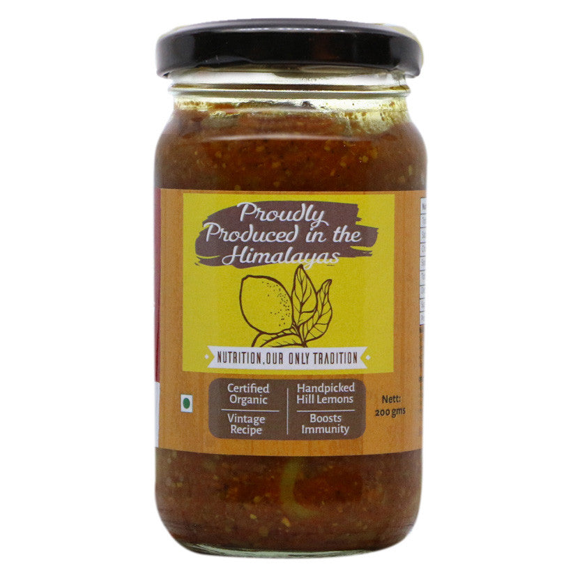 Nutty Yogi Organic Lemon Pickle 200g