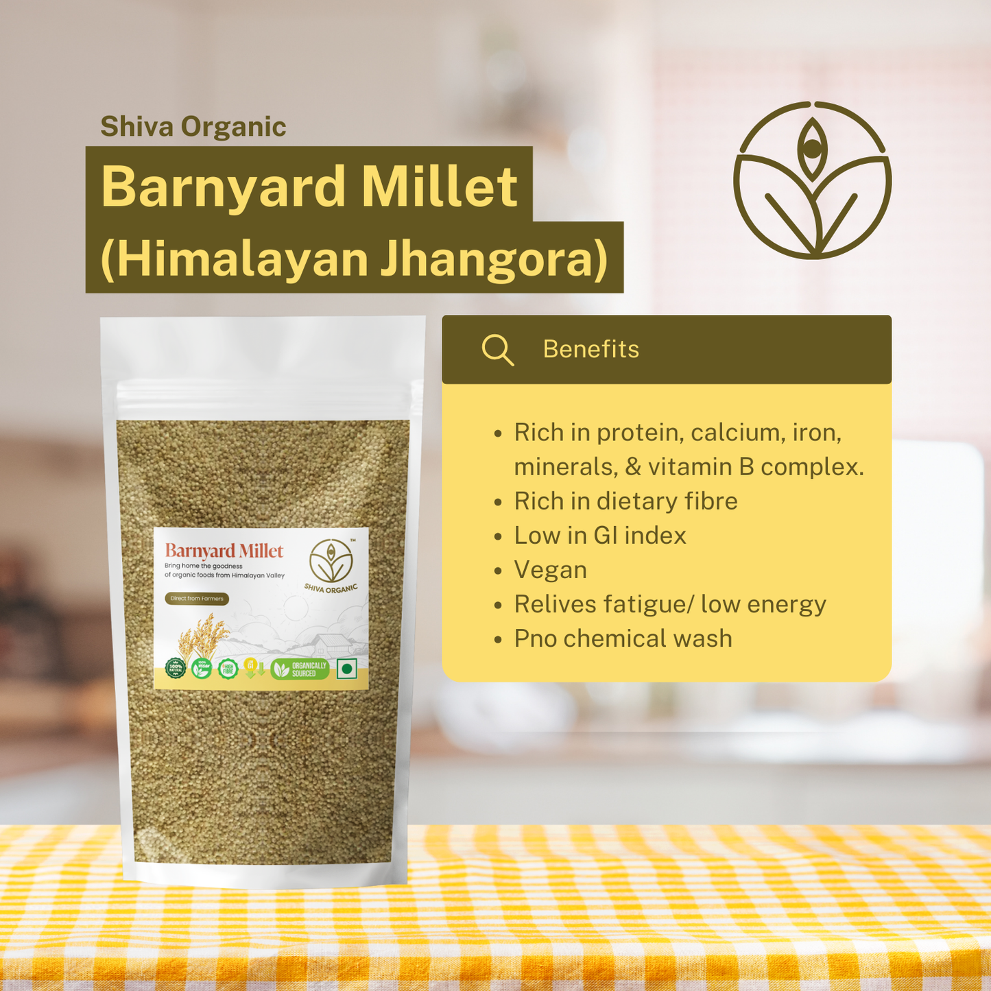 Barnyard Millet - Himalayan Jhangora