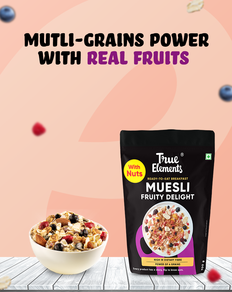 Muesli Fruity Delight 700g - with Jowar Flakes