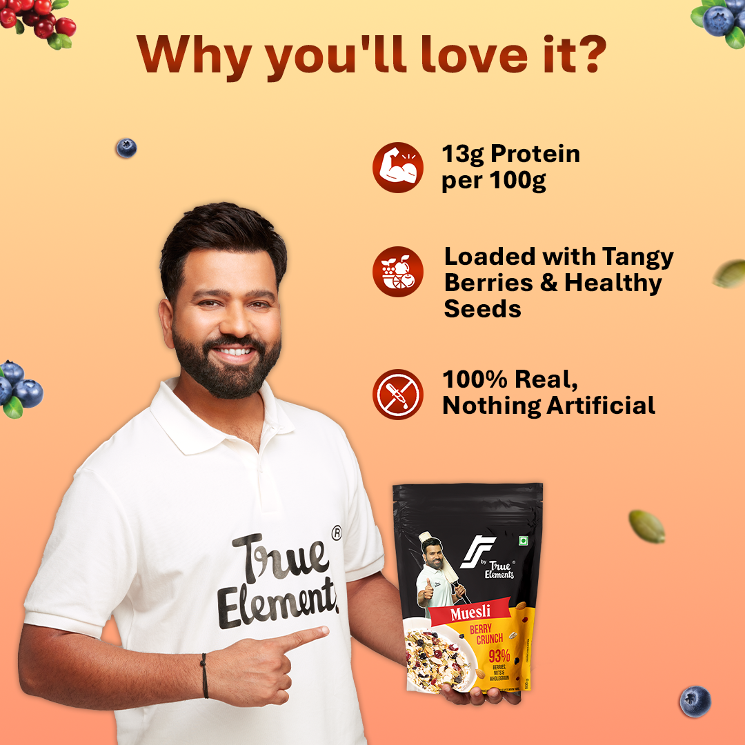 RS By True Elements Muesli Berry Crunch 400g