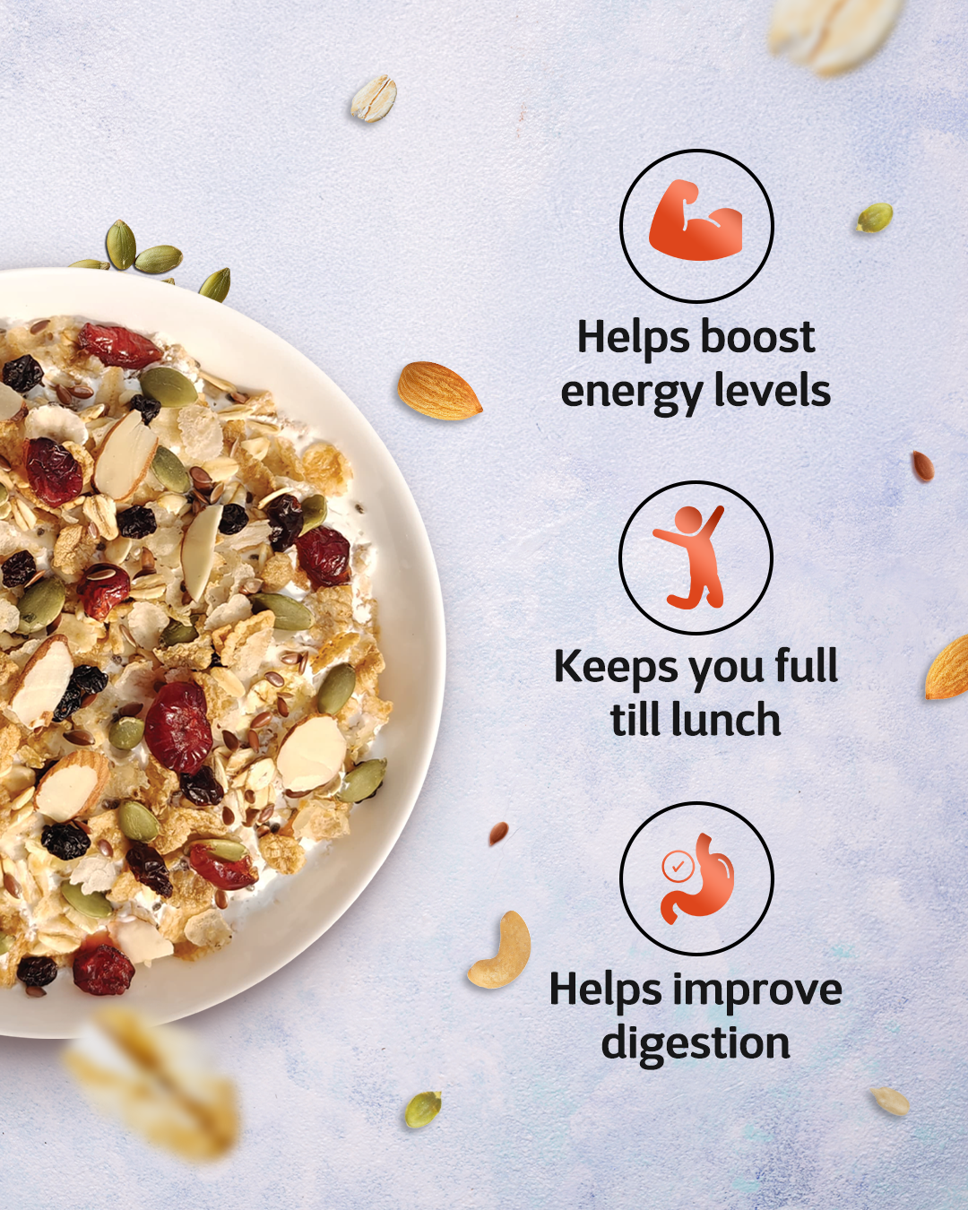 Crunchy Nuts And Berries Muesli 400gm