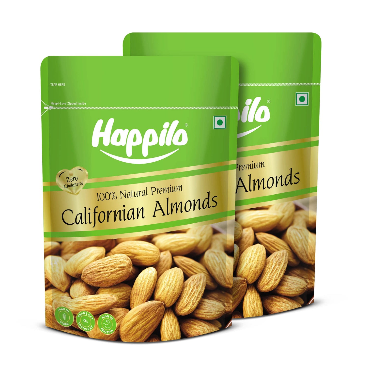 Happilo 100% Natural Premium California Almonds